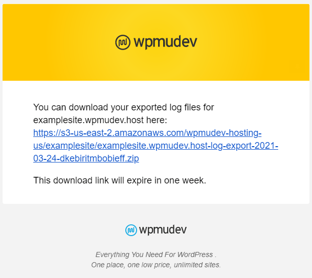 logs-email-download-link