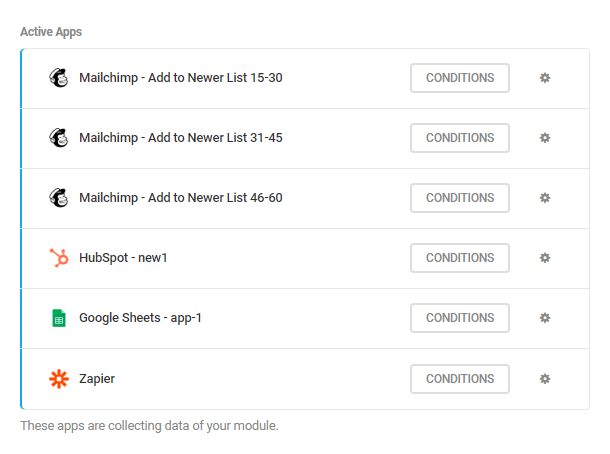 Multiple MailChimp apps connected to a single form in Forminator