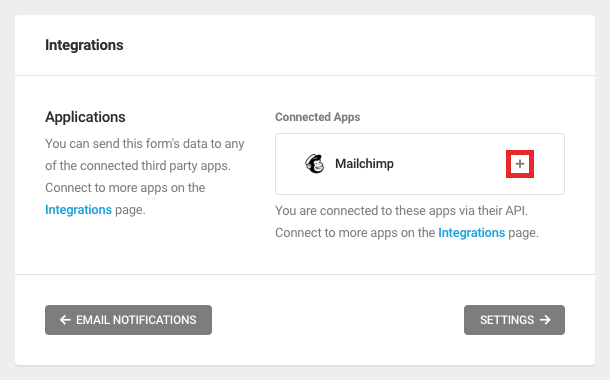 Connect Mailchimp to Forminator