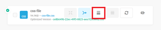 Move to Footer button