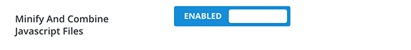 The minify and combine javascript files area.