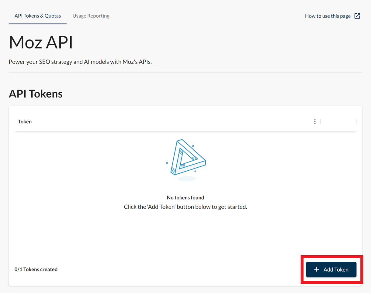 moz add token