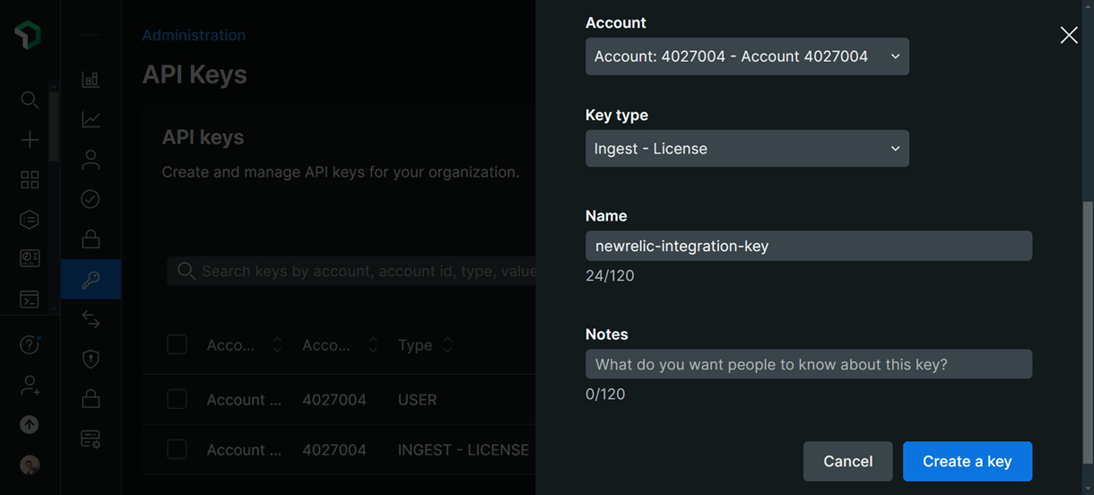 new relic integration