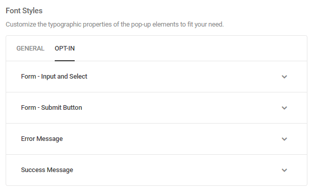 opt-in font style elements
