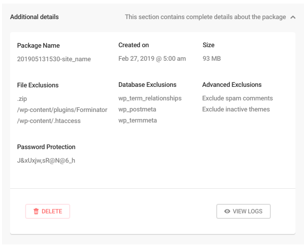Shipper migration additional details screen