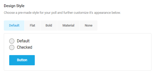 Polls design style