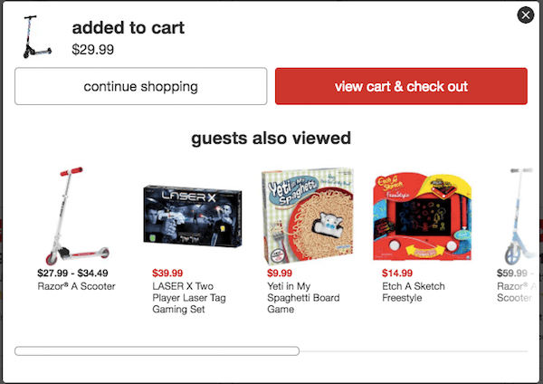 Pop-up Anatomy - Target Recommendations Pop-up