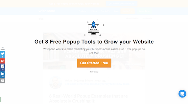 Pop-up Anatomy - Wishpond Screen Overlay