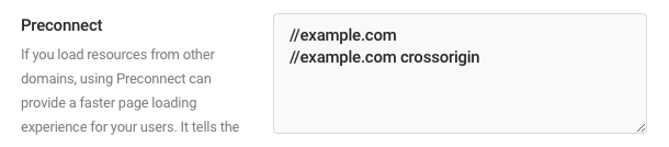 Proconnect and crossorigin examples