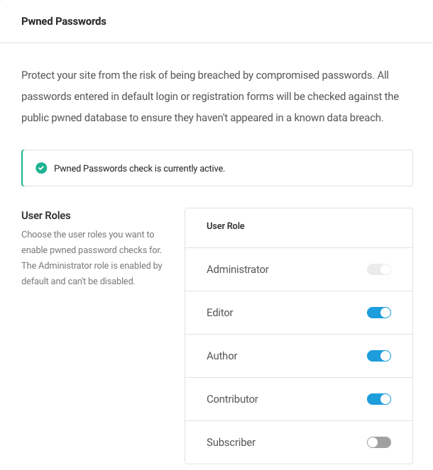 pwned password