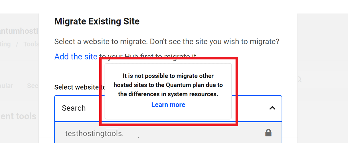 quantum migrate site