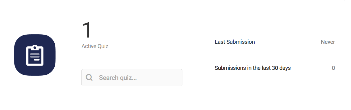 quizzes overview