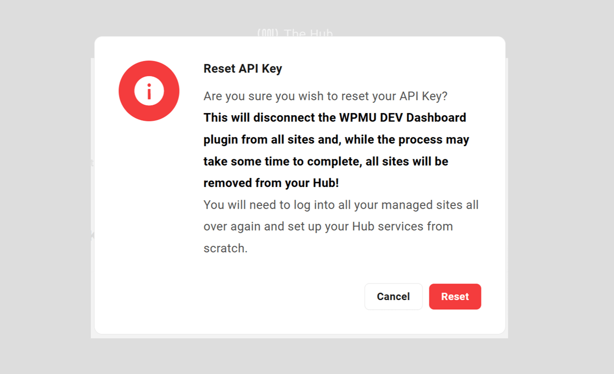 reset api key