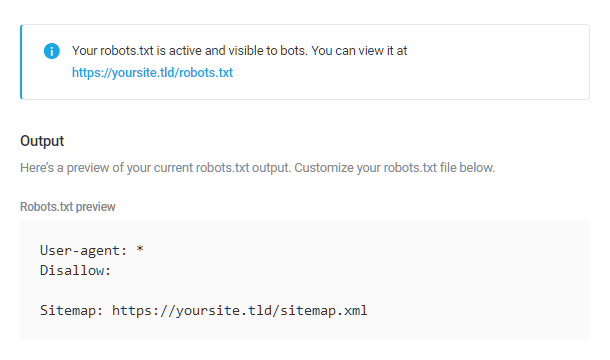 Robots-txt-output