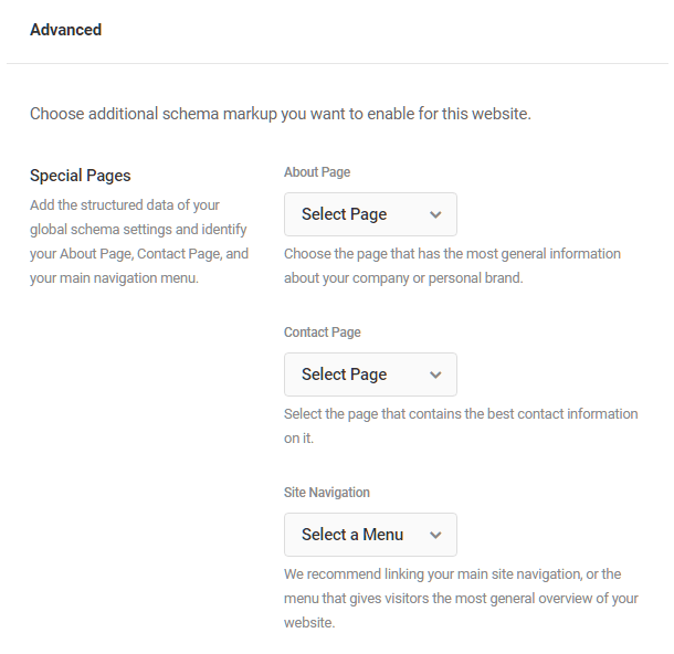 advanced special pages