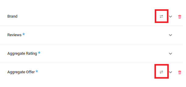 Switch property types in SmartCrawl Schema