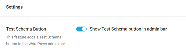 Enable test button in SmartCrawl Schema options