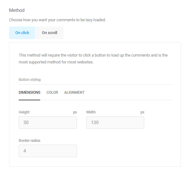 Select lazy load method
