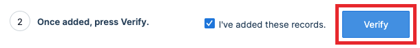 Sendgrid authentication (step 6)