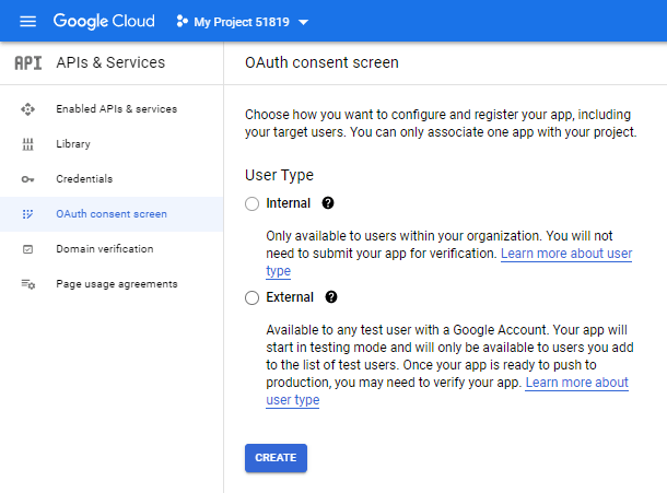 Setting Oauth as external for Google Analytics integration in Beehive