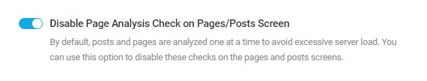 settings disable page check