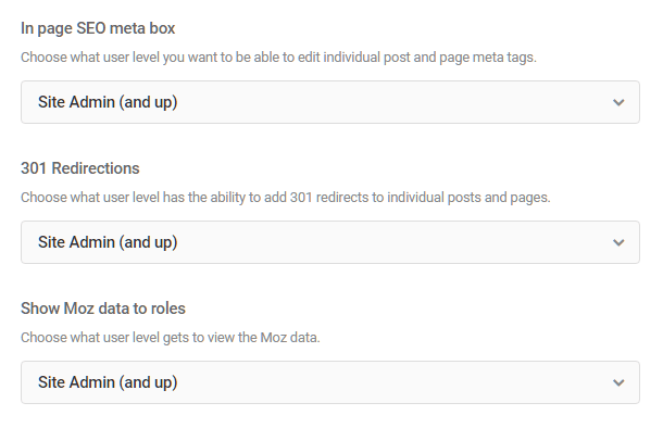 Set user role permissions in SmartCrawl