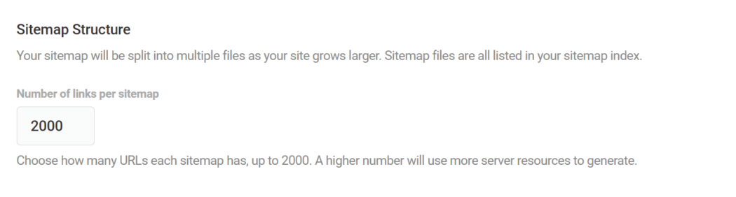 Sitemap Structure