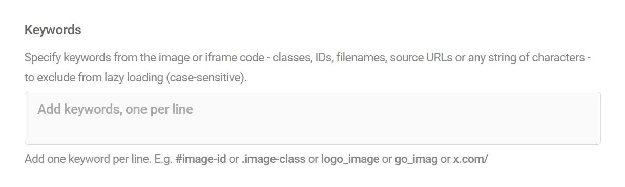 Exclude specific images and iframes from Smush lazy loading