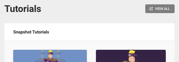 Snapshot Tutorial screen
