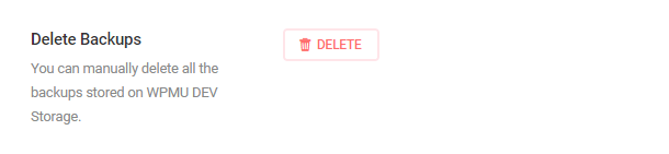 Delete all backups in Snapshot 4.0