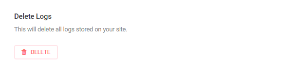 Delete Snapshot logs