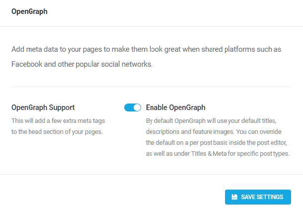 OpenGraph support in SmartCrawl