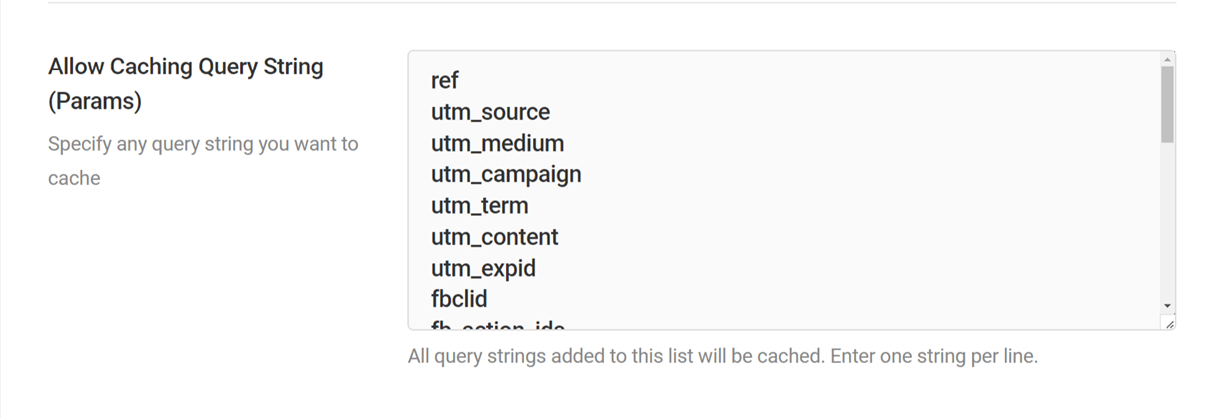 ssc allow caching