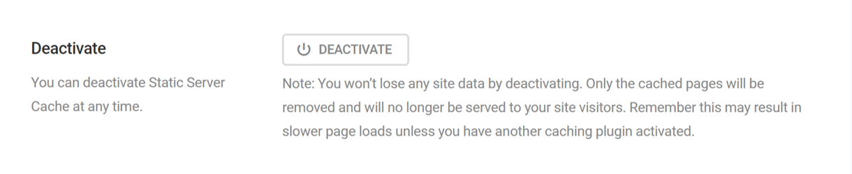 ssc deactivate