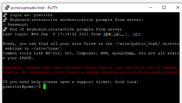 Creating an SSH tunnel with PuTTY