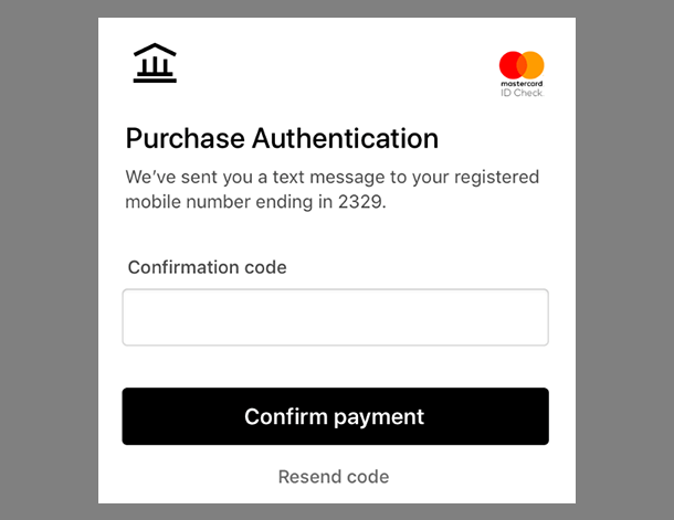 stripe purchase authentication