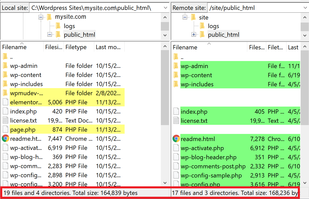 synced browsing example