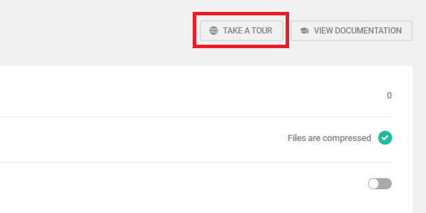 take a tour button