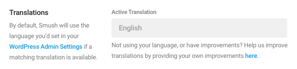 Set language to use in Smush