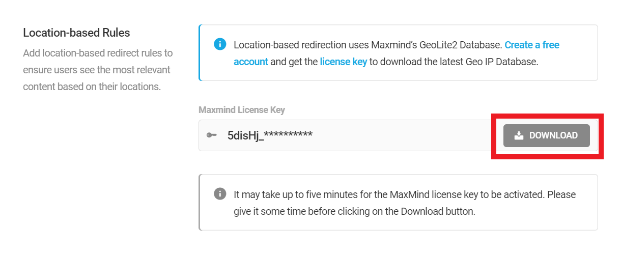 Add Maxmind license key in SmartCrawl
