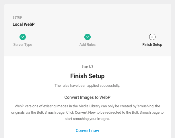 webP Wizard – Step 3