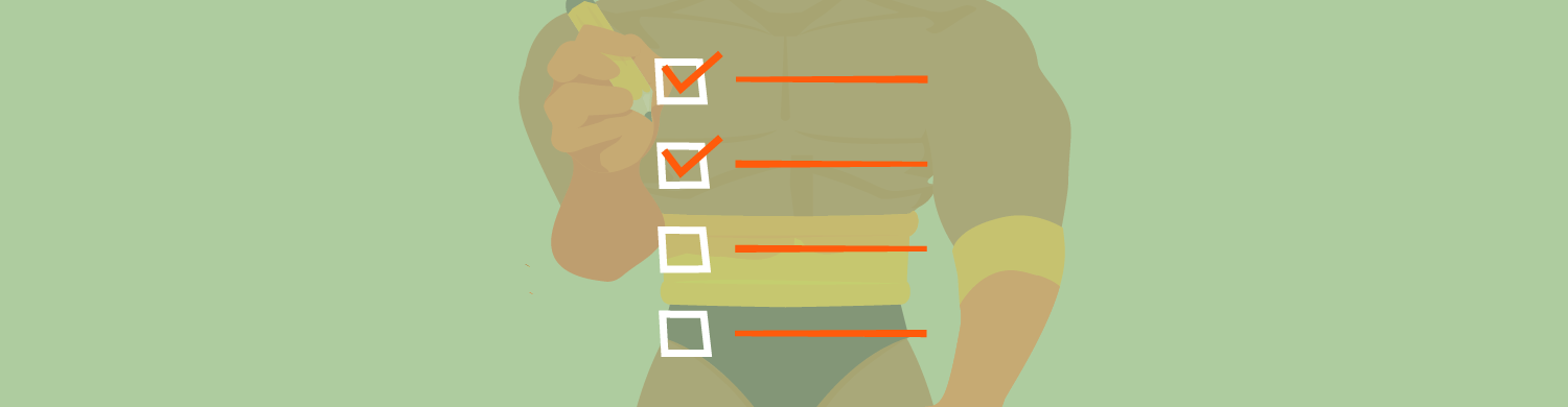 Image of Defender Ticking off a checklist.