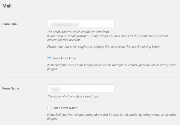 Screenshot of WP Mail SMTP Plugin Settings