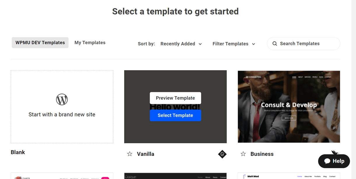 wpmudev templates