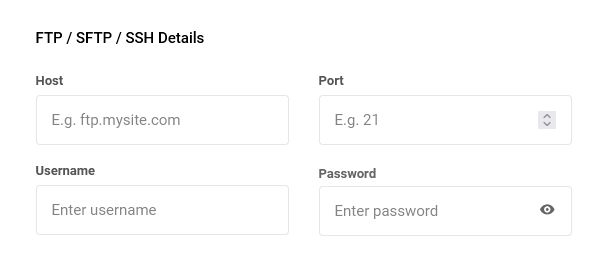 hub migration manual modal ftp